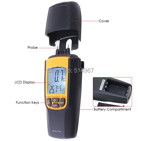 4-gain-express-gainexpress-Moisture-meter-VA-8040-parts