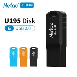 Netac U195 Пластик флэш-диск USB 2,0 8 GB 16 GB 32 GB USB Flash Drive USB2.0 Водонепроницаемый 8 16 32 Гб накопитель U придерживаться для портативных ПК