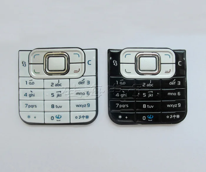 Новинка 100% черно белый корпус Ymitn чехол клавиатуры кнопки для Nokia 6120 6120C