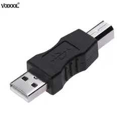 Usb тип A штекер usb Тип B штекер Разъем конвертер адаптер для ПК Принтер Сканер устройства