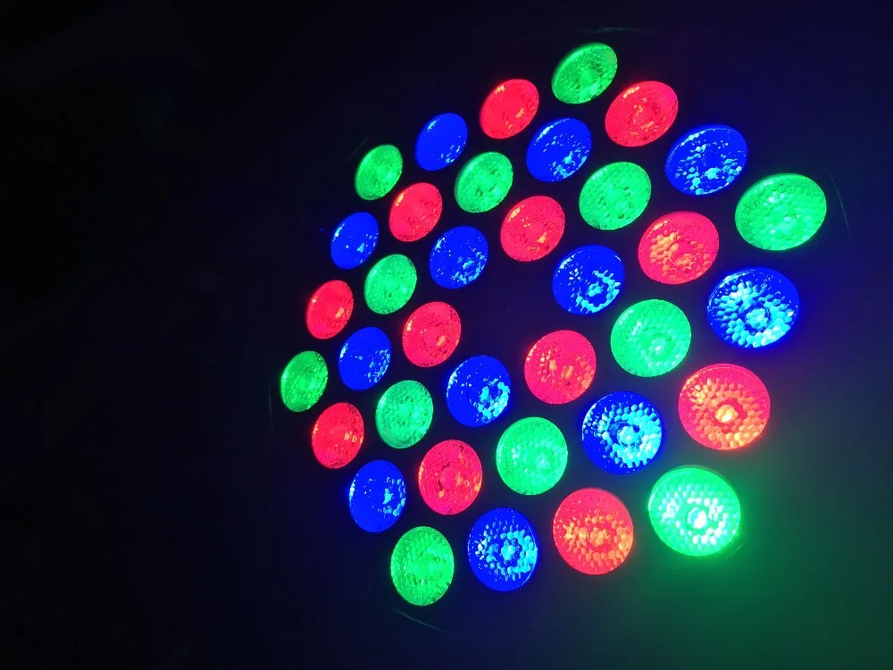 16 шт./36 Вт led par свет Прожектор RGB dmx512 управление AC90-240V диско свет профессиональный студийное диджейское оборудование