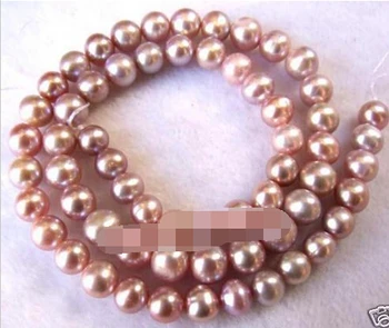 

wan 00653 6mm Beautiful Freshwater Pearl Loose Beads 14.5'' 5pc