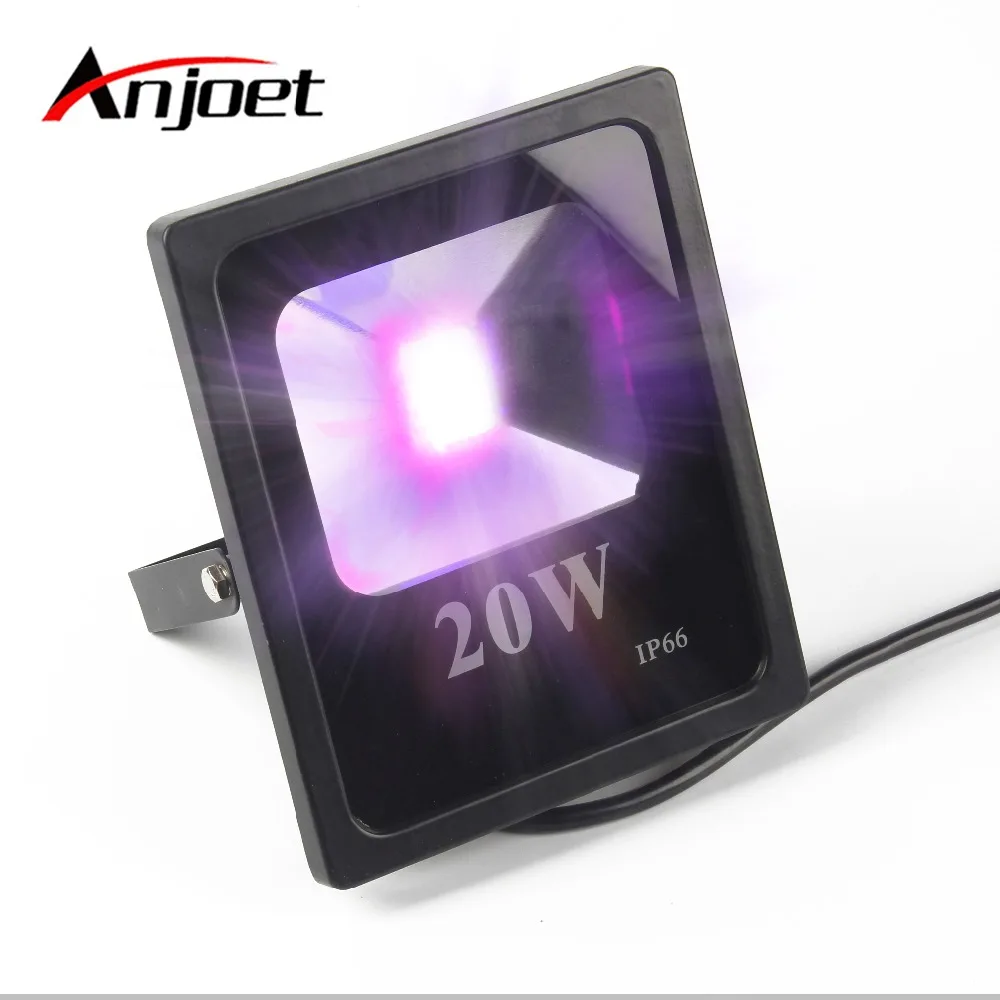 УФ Светодиодный прожектор ANJOET 20 Вт 85 265 В переменного тока IP66|Прожекторы| |