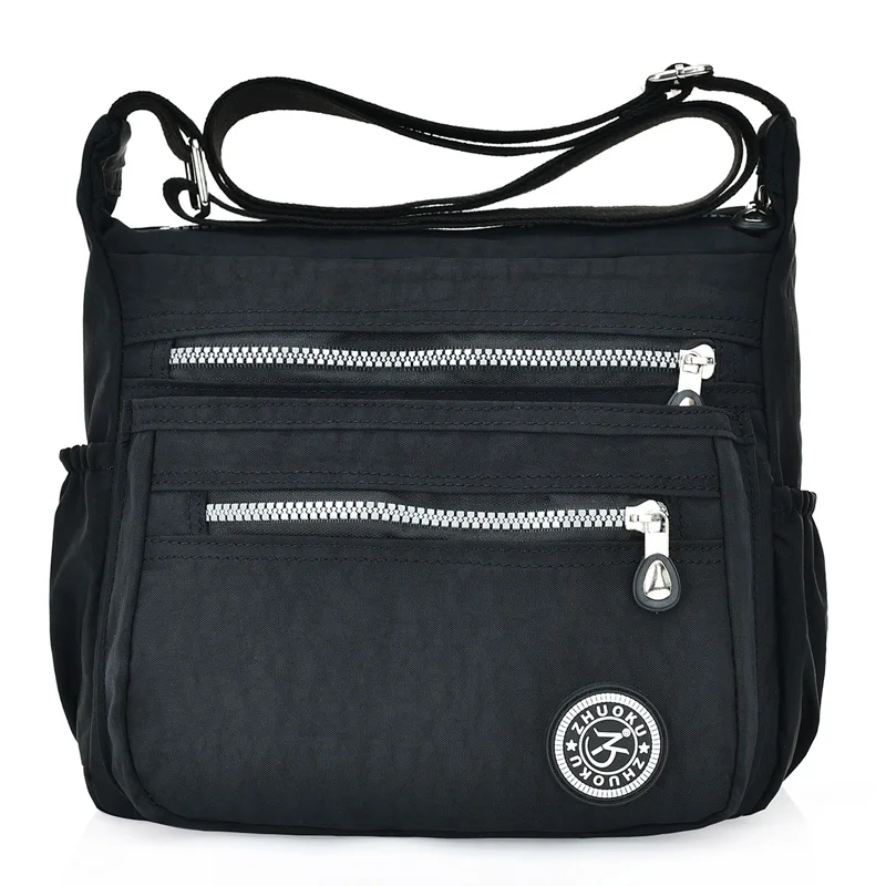 النايلون المرأة حقيبة ساع صغيرة محفظة حقيبة كتف الإناث Crossbody حقائب عالية الجودة بولسا حمل الشاطئ