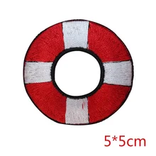 Пользовательское спасательное устройство кольцо вышитые термонаклейки