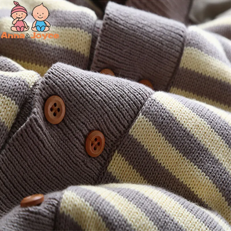 Baby New Double-Breasted Thickening Autumn And Winter Warm Soft Romper Kids Cotton Fashion Climb Clothes TST0037