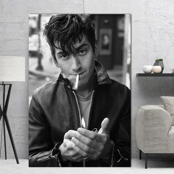 

Alex Turner music star silk poster Painting Print Wall Art Home Decor