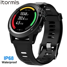 ITORMIS IP68 Waterproof Android GPS Smart Watch Smartwatch Wristwatch 3G SIM WiFi Sport Fitness 5MP Camera