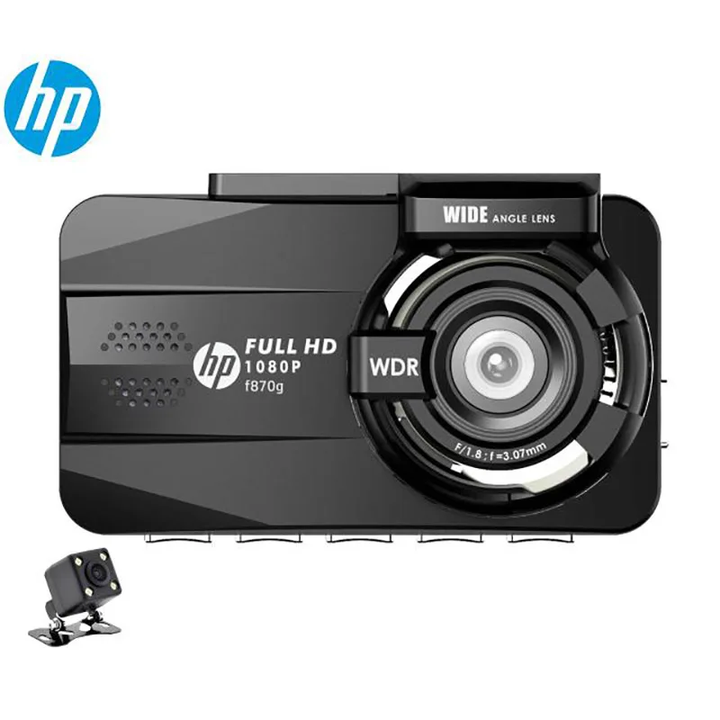 Автомобильный видеорегистратор HP f870g Starlight с ночным видением высокое разрешение