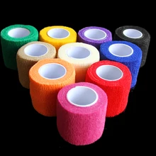 Лот из 300 шт 5 см одноразовый самоклеящийся эластичный бандаж для ручки ручка татуировка аксессуар TG2118