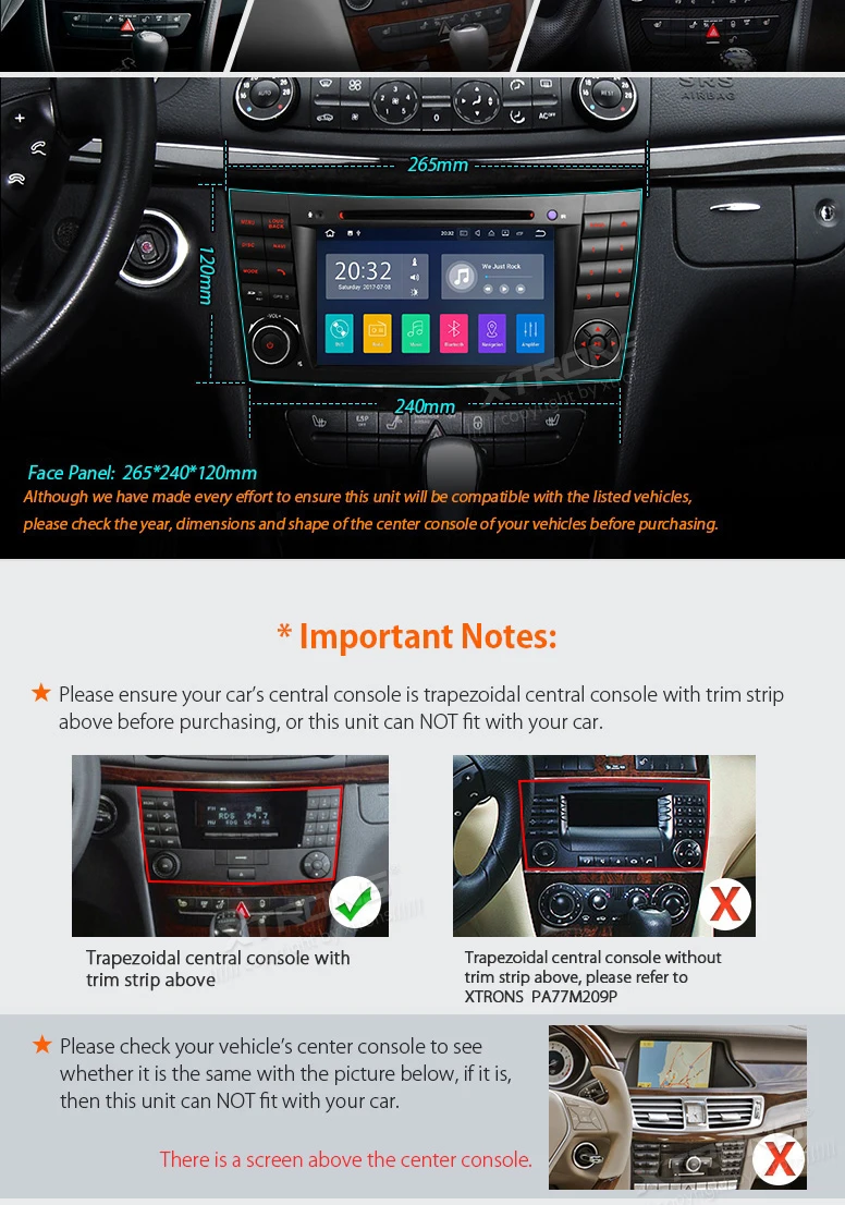 Excellent 7" Android 7.1 OS 2G+16G Car DVD for Mercedes-Benz E-Class W211 2002-2008 & CLS-Class W219 2005-2006 with 2GB RAM & HDMI Output 2 Excellent 7" Android 7.1 OS 2G+16G Car DVD for Mercedes-Benz E-Class W211 2002-2008 & CLS-Class W219 2005-2006 with 2GB RAM & HDMI Output 2