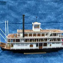 Модель любви масштаб 1/100 деревянная модель лодки наборы колесо пароход Миссисипи 1870 модель корабля