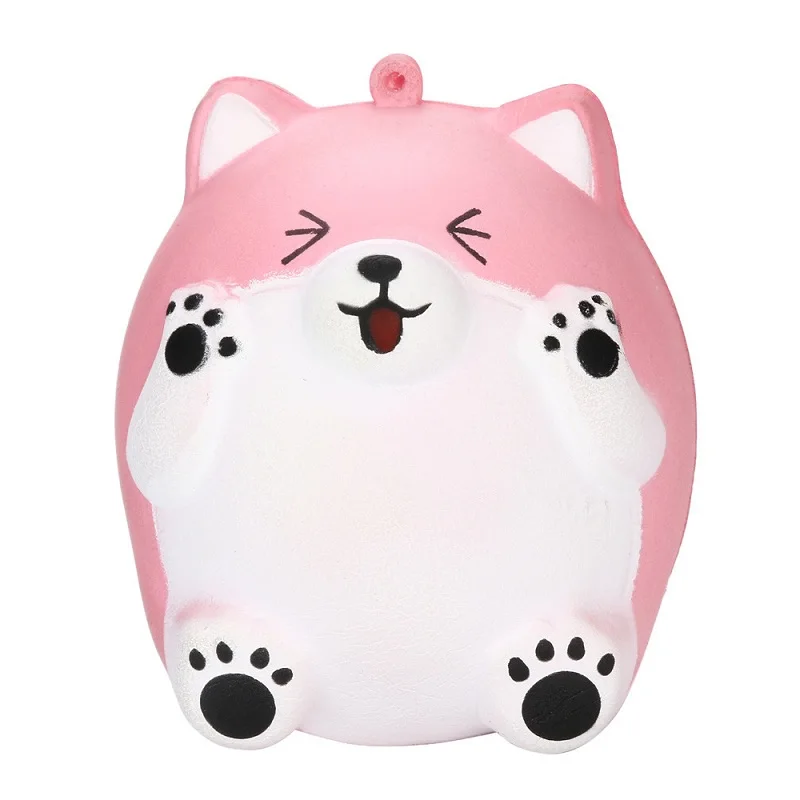 10x8x7 CM Kawaii Smile Bear Squeeze Toys медленный рост крем ароматизированные мягкие игрушки для снятия стресса сквиши антистресс детские игрушки 10*8*7 см - Цвет: 10x8x7 CM