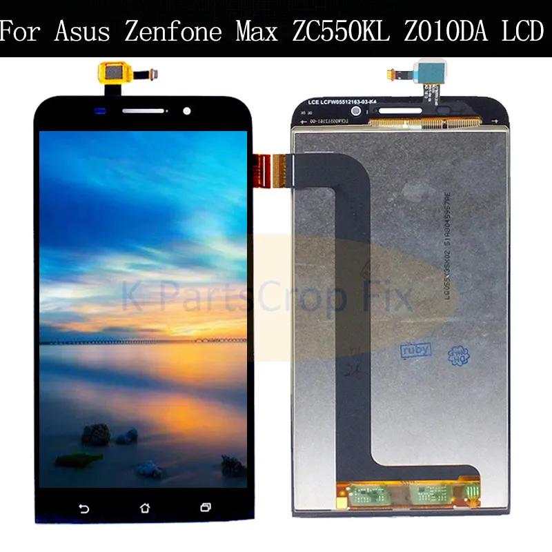 

For 5.5'' ASUS Zenfone Max ZC550KL Z010DA LCD Display Touch Screen Digitizer For ASUS ZC550KL LCD With Frame Replacement Parts