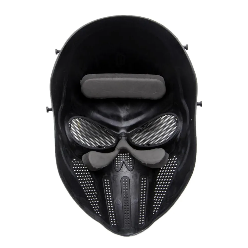 tactical skull face mask military Field scary horror skull mask ear protection shall live field mask for hunting paintball (8)