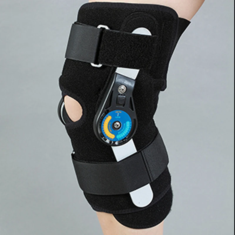 

Adjustable Ultra knee brace support Bilateral Hinges Hinged Medical Knee Brace Patella Compression Kneepad Orthotic Devices