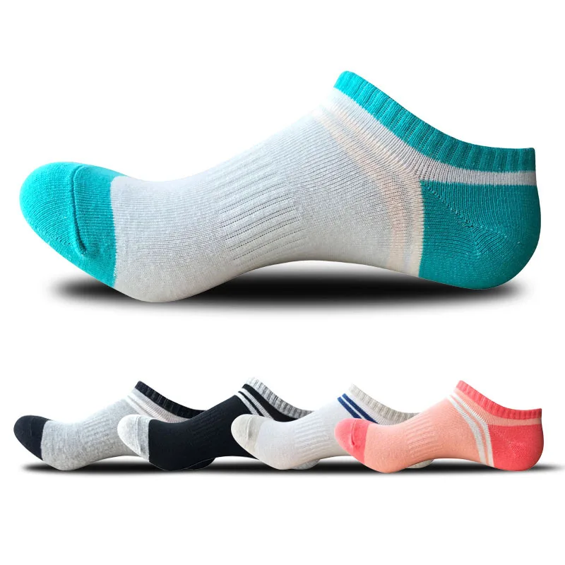 

Fashion Happy women Boat Socks Summer Autumn Non-slip Silicone Invisible Cotton Socks Male Ankle cycling socks men meia