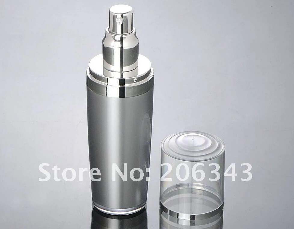 Download 15ml acrylic silver lotion pump bottle or mist spray ... Yellowimages Mockups