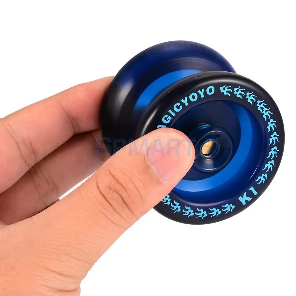 Magic Yo-yo K1 Professional ABS PlasticYoYo Ball Bearing String Trick Toy Blue
