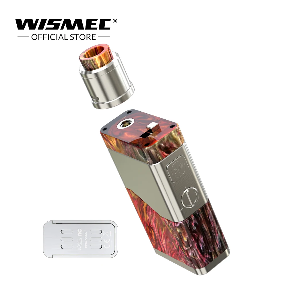 Оригинальный комплект WISMEC LUXOTIC NC Dual 20700 250 Вт с гильотинной V2 RDA Premade Clapton катушка 0 28