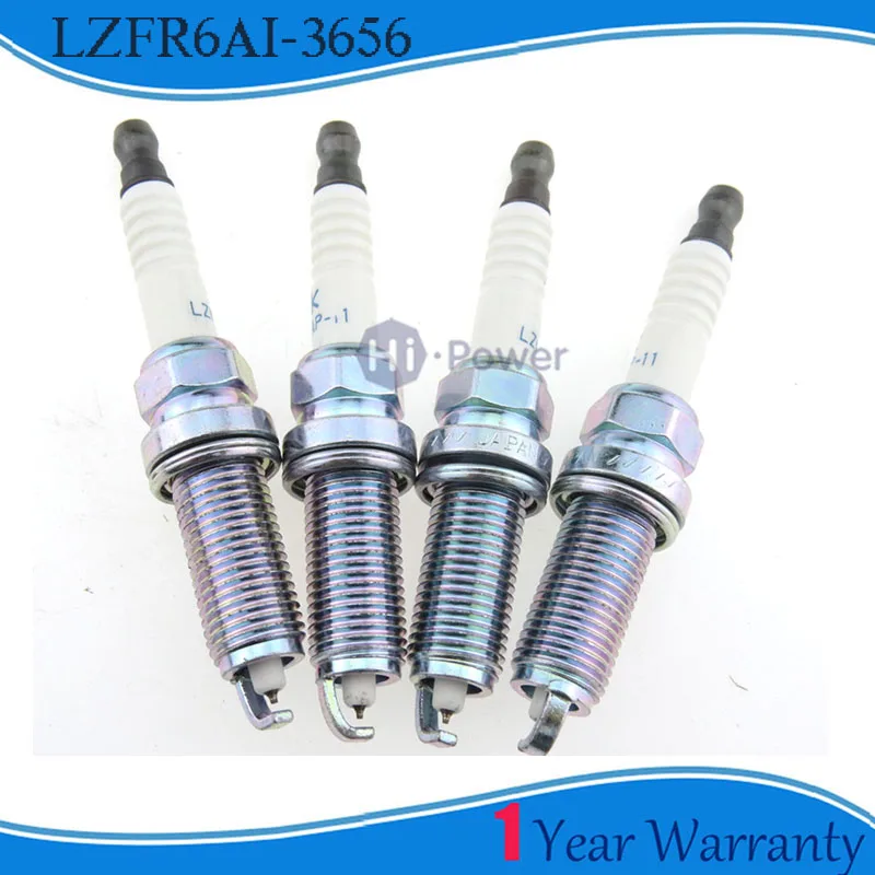 

4pcs/lot Laser Iridium Spark Plug LZFR6AI 3656 MN158596 For Mitsubishi Eclipse Galant OutLander LZFR6AI-3656