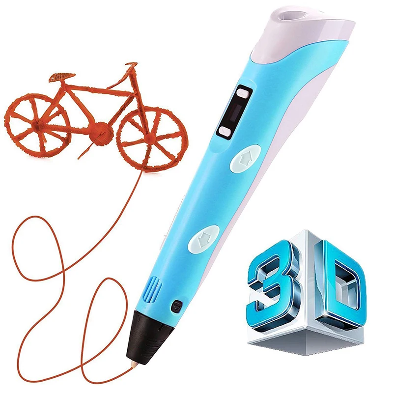 

3d Printing Pen Exquisite Gift Box Set 3D Drawing Pen With 3 m 12 color Total Length 36 m Filament Second generation