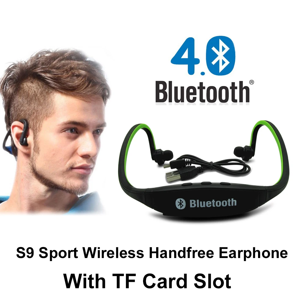 Original S9 Sport Wireless Bluetooth 4.0 Handfree Earphone Headset