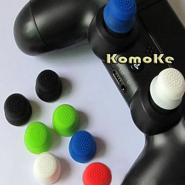 Cheap For Sony PlayStation Dualshock 3/4 PS3 PS4 Xbox 360 Controller Case Enhanced ThumbStick Joystick Grip Caps Extra High Cover
