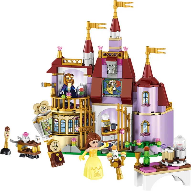 belle's enchanted castle lego set