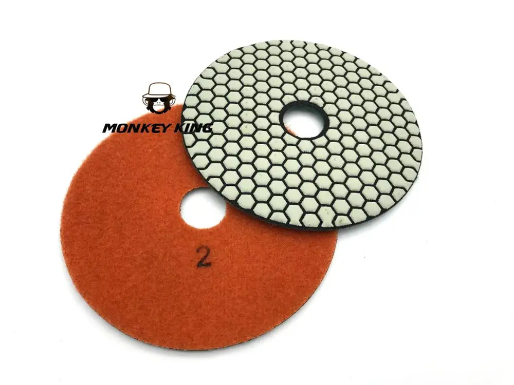 150mm 6 Inch Diamond Polishing Pads for Marble Granite Stone Grit 0 1 2 3 4 5 (3)