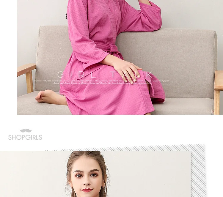 Модная пара влюбленных женщин Регулируемая Женская/Мужская Ночная рубашка кимоно Женская Весенняя Пижама банные халаты сексуальный халат домашняя одежда