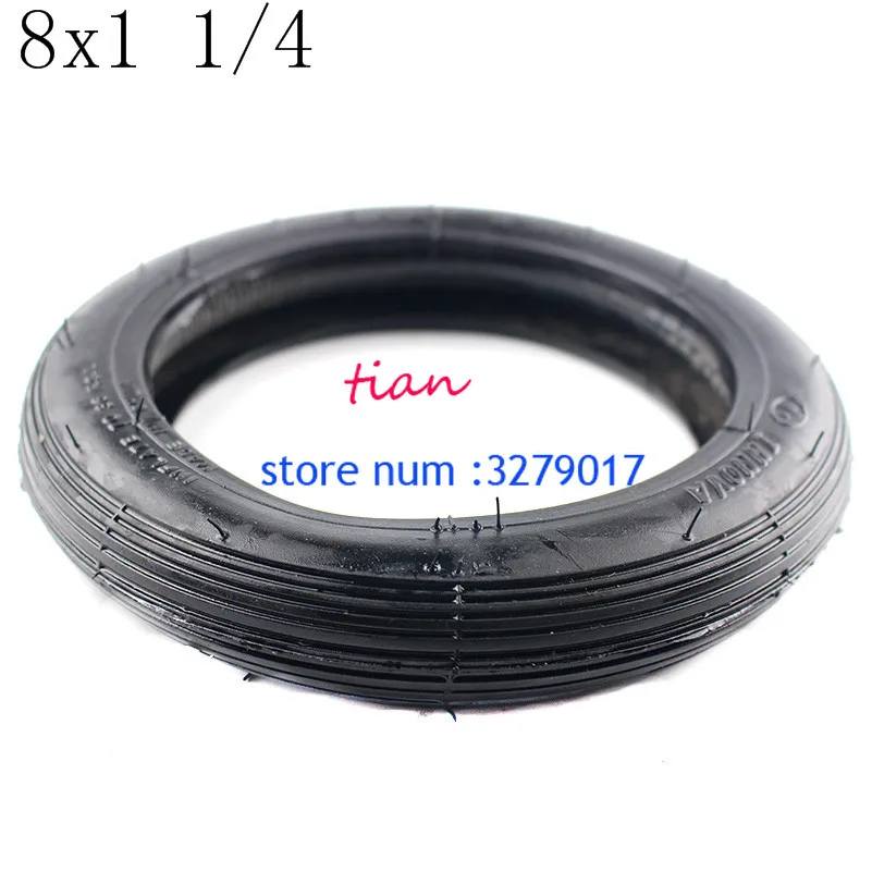 

Free Shipping 8x1 1/4 Inch Good Reputation tube fits motorcycle Tire for Scooter A-Folding Bike Electric / Gas Scooter Tyre