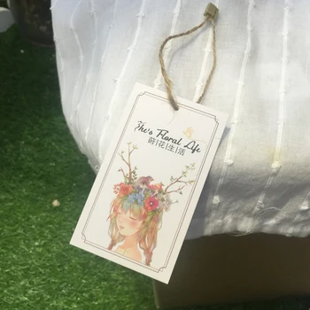 

custom garment tags for clothing custom/customized brand name logo printed paper price hang/swing/hang tags label/labels