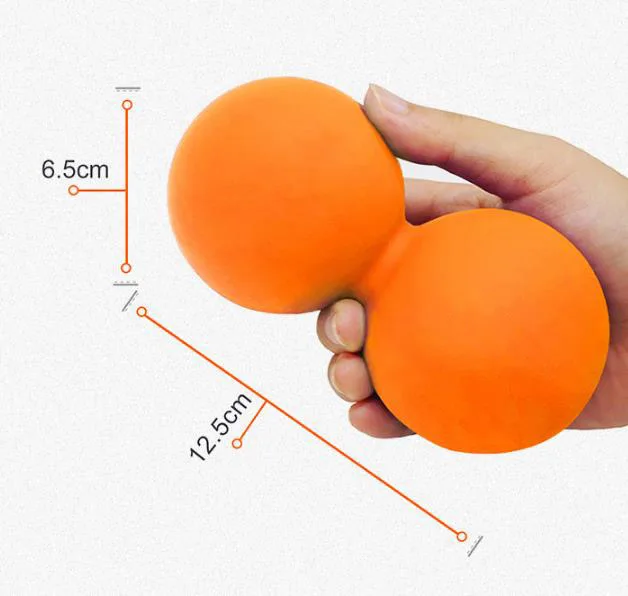 Фасции массаж двойной мяч арахисовый массаж мяч для расслабления лица глубокий массаж спины мышцы расслабляющий шар