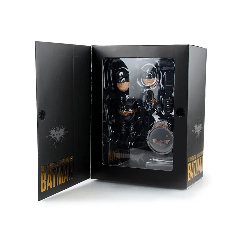  DC Comics The Dark Knight Rises Batman Hybrid Metal Figuration #026 Batman with LED Light Brinquedo