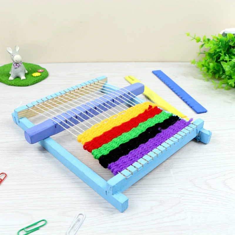 DIY Собранный ткацкий станок научная технология обучающая детская игрушка W15