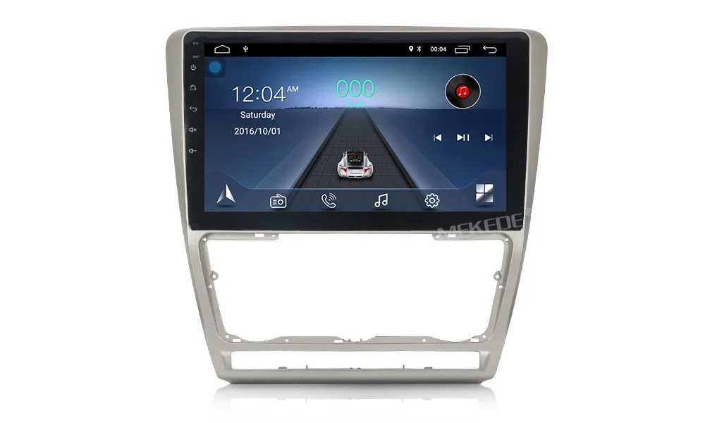 Excellent MEKEDE Android8.1 Car DVD GPS Multimedia Player For SKODA Octavia 2 2011-2013 A5 Car dvd Navigation Radio  Audio Player 5