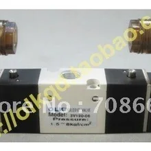 3V120-06 DC 12 В 3 Порты и разъёмы 2 Позиции 1/" bsp двухмагнитный Пневматика Клапан