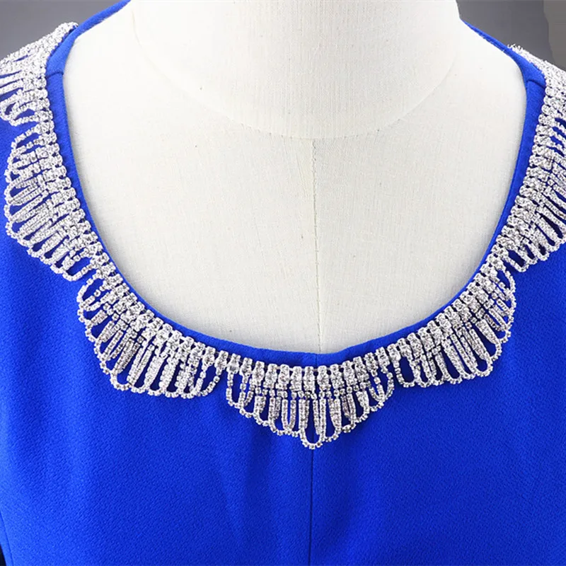 Free ship 1yd charming rhinestone crystsal sew on trim embellishments