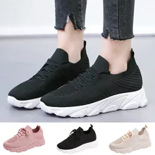 Женская Досуг Воздухопроницаемая сетчатая уличная фитнес бег спортивные кроссовки обувь