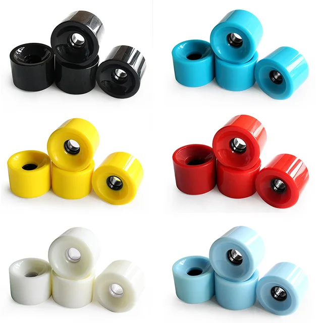 US $16.17 4pcs Wheel High Strength Longboard Skateboard Wheels 70mmx51mm Wheel for Long Board Skateboard Mult