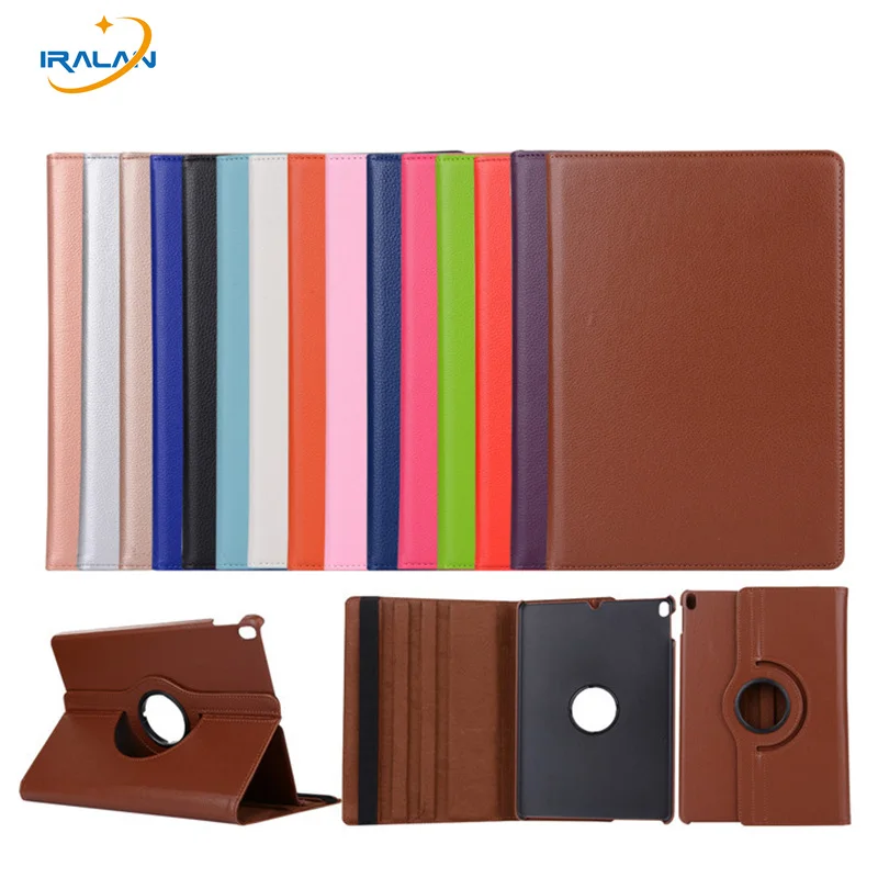 

360 Rotating PU Leather Case For New iPad Air 3 10.5 2019 Stand Cover For iPad Pro 10.5 inch 2017 With Auto Sleep Wake+Film+Pen