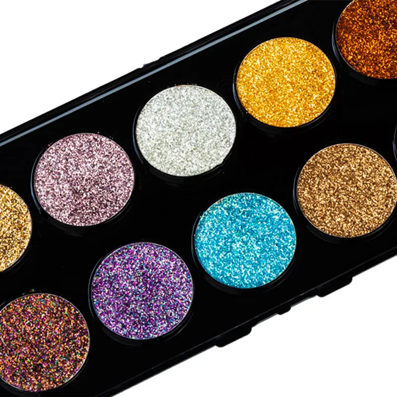 Glitter Eyeshadow Palette 10 Colors Eye Shadow Powder Make Up