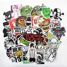 100 pcs Fashion cool DIY Stickers for Skateboard Laptop Luggage Snowboard Fridge Phone toy Styling home