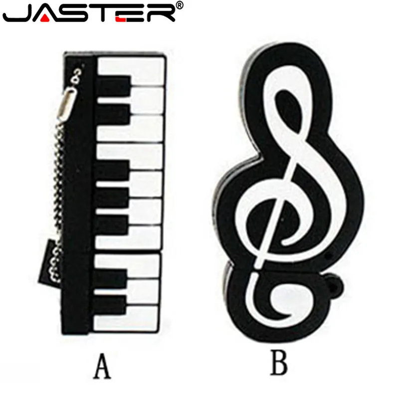 

JASTER Pen Drive Cartoon Instruments Piano USB Flash Drive Cute Musical Notes Usb-flash 8GB 16GB 32GB 64GB 128GB Memory Stick