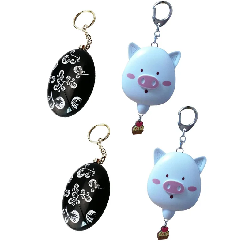 

ETE personal alarm black flower alarm and pig personal alarm portable defense device for lady and kids