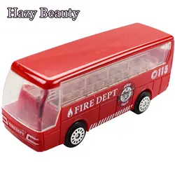 1 шт./компл. красный автобус игрушечный автомобиль мини-glide Модель литья под давлением нежный откат игрушечного транспортного средства для