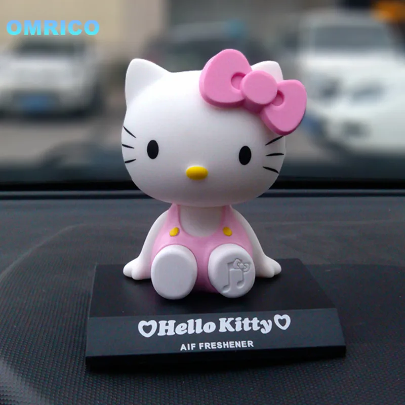 Бесплатная доставка милый розовый рисунок Hello Kitty орнамент автомобиль