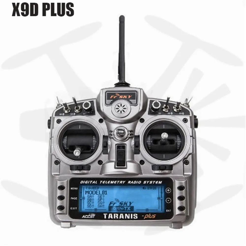 

FrSky Taranis X9D Plus Transmitter 16CH RC Controller with X8R Receiver Quadcopter Helicopter Parts for V8-II Series Receivers