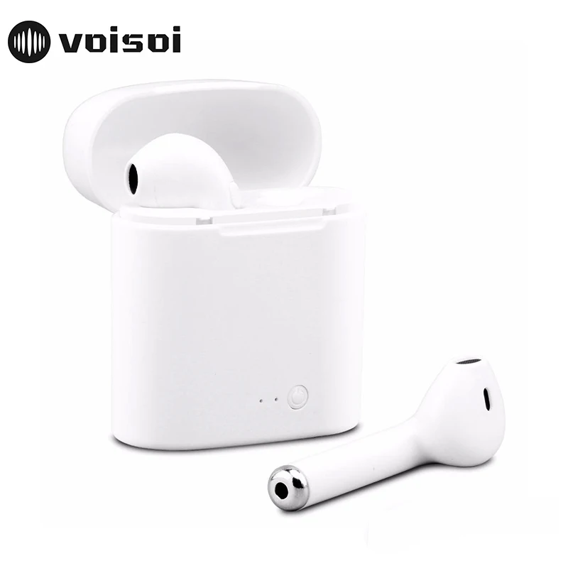 

2019 New i7 i7s TWS headphones wireless Mini Wireless Bluetooth Music Earphone For All Phone Earbuds Headsets Charging Box
